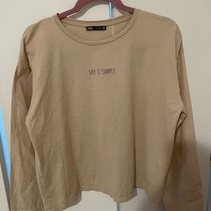 Beige t-shirt
